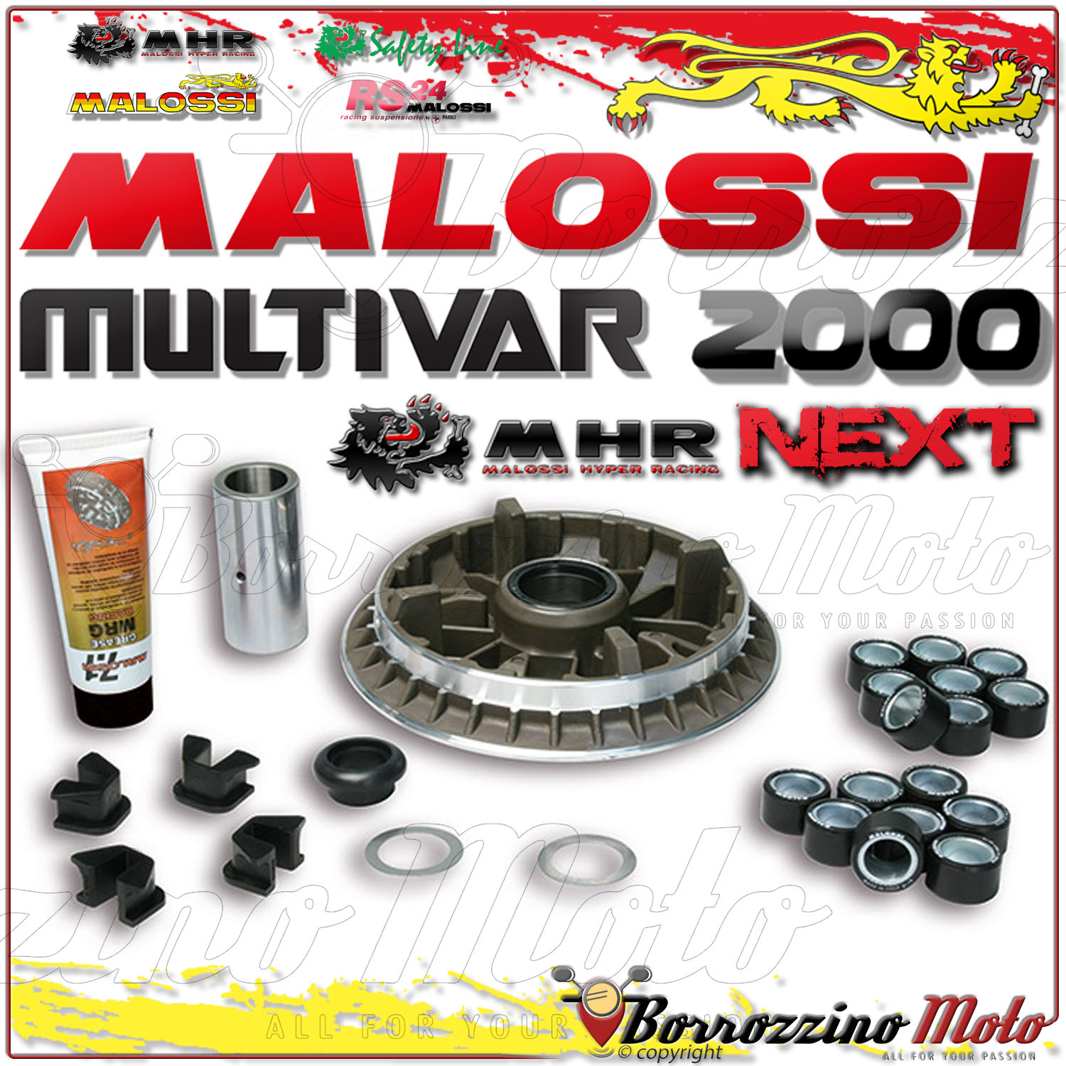 VARIATORE MALOSSI MHR NEXT PER YAMAHA T MAX TMAX 500 5114855 2004 2005