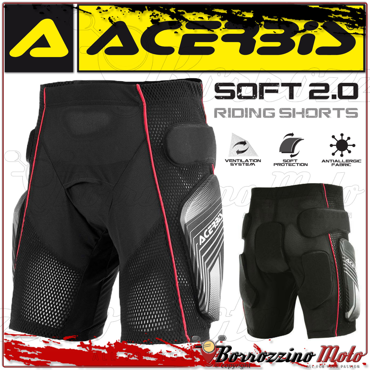 motocross riding shorts